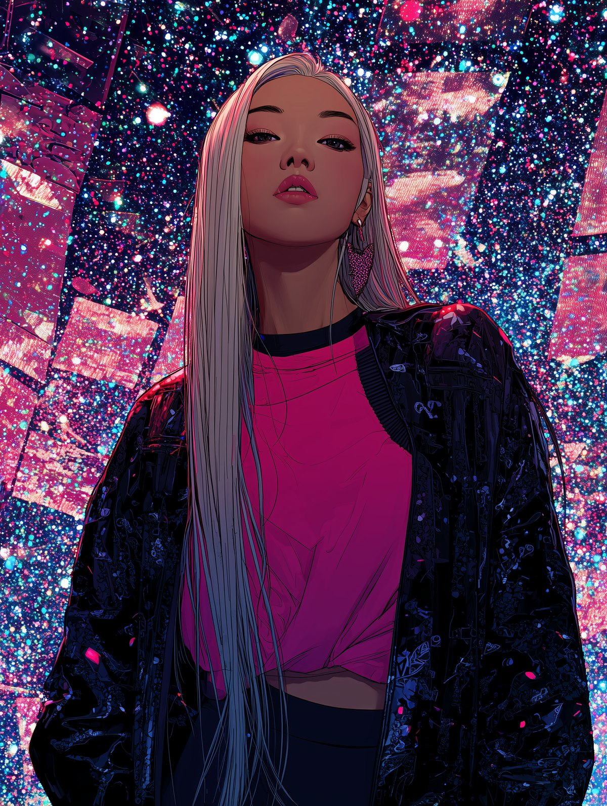 Raynmaker — the secretive popstar avatar at the centre of the series